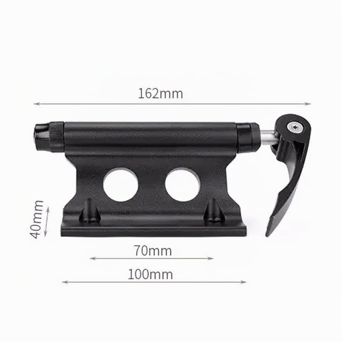 Support de Fixation de Fourche de Vélo, Support Velo Voiture, Support de Fourche de Bicyclette, Support de Fourche Avant pour Vélo- À Dégagement Rapide