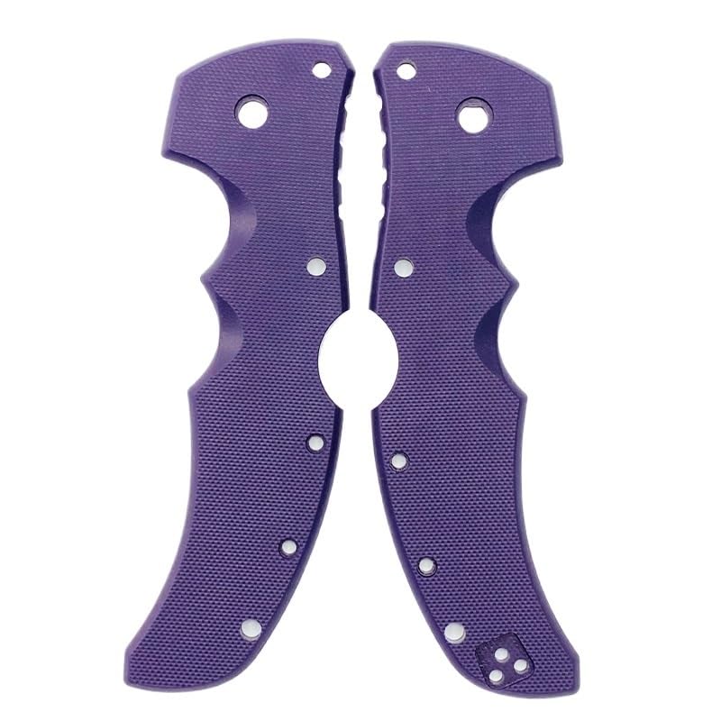 1 Pair G10 Scales Fits for Recon1, Handle Patch DIY Replacement Accessory(Purple)-image-40