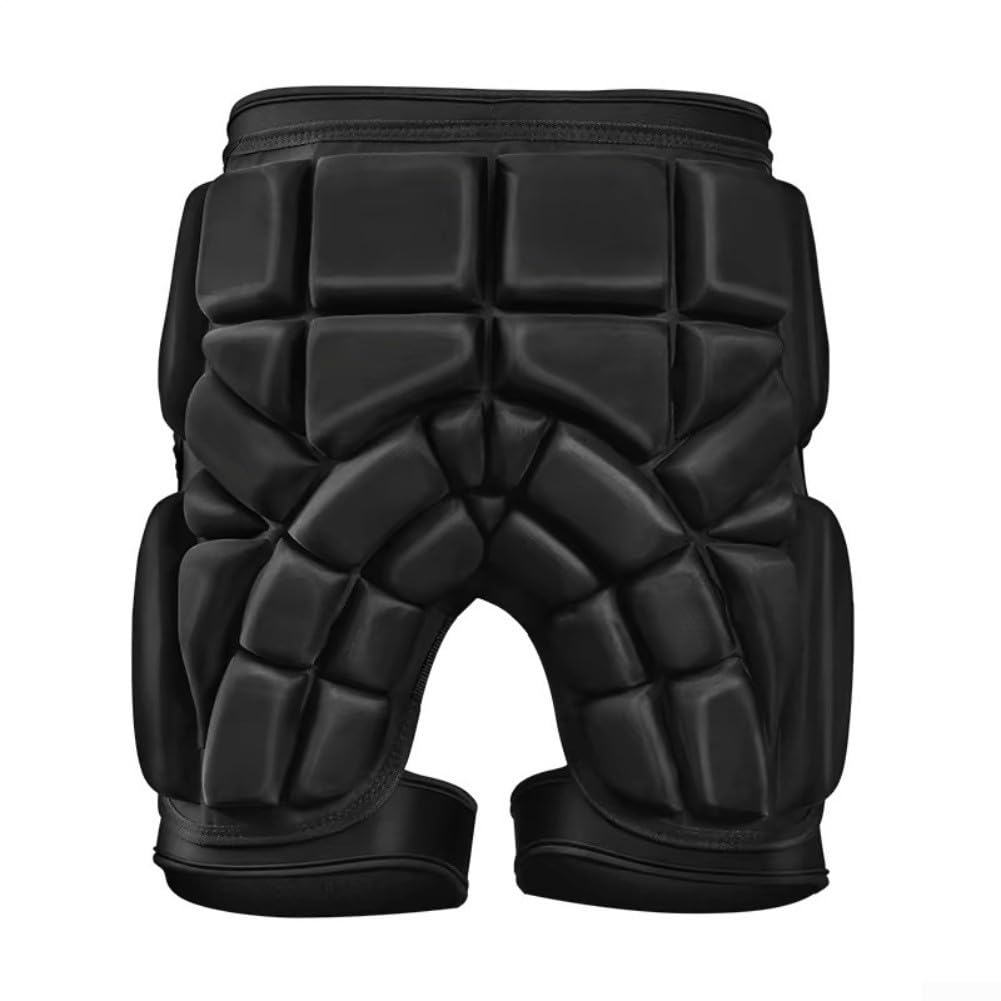EVA Padded Shorts with 3D Hip Protection for Skiing and Snowboarding,Lightweight Crash Pants with Tailbone Cushioning for Extreme Sports,Flexible Fit Sliding U(L)