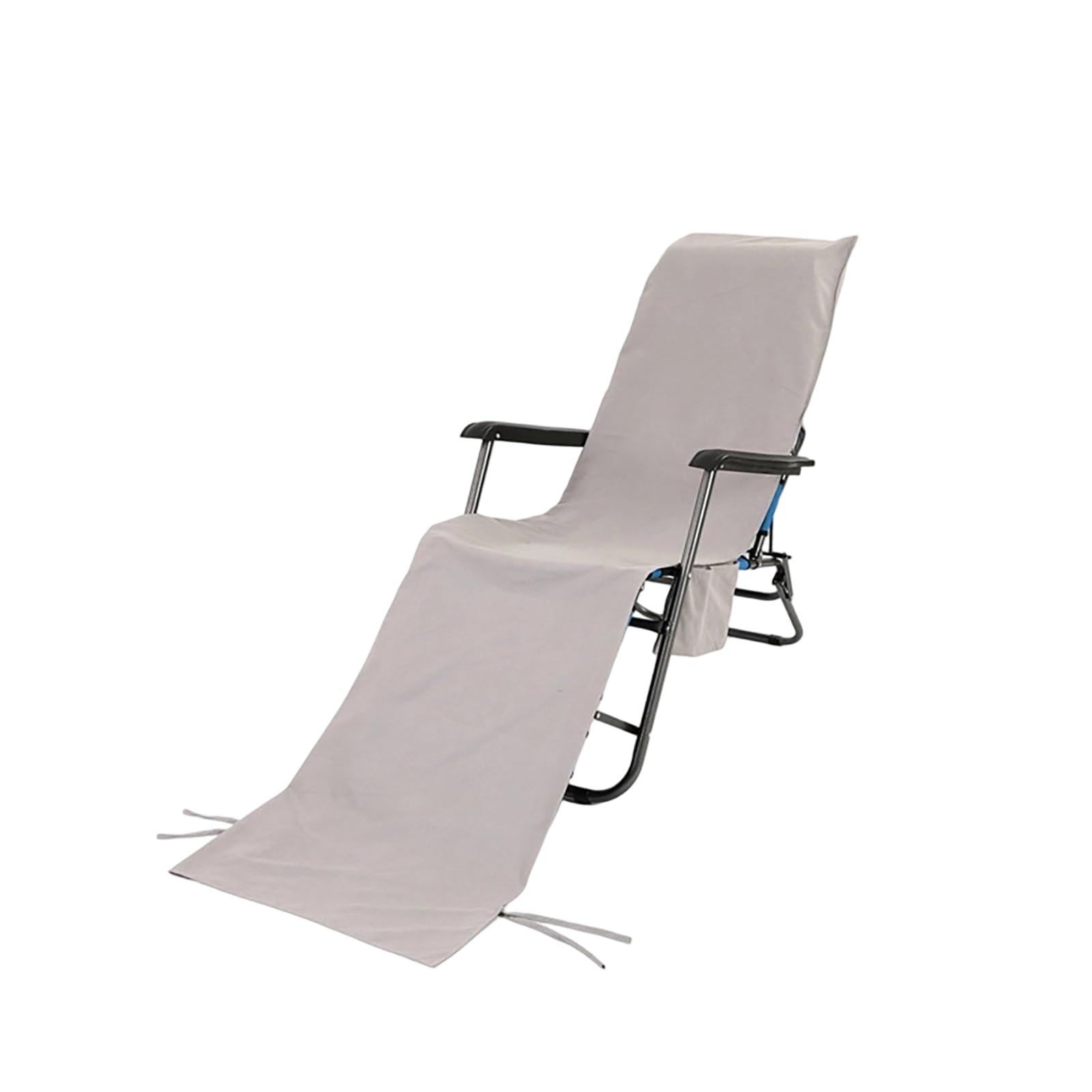 bayicie Beach Chair Cover with Side Pockets Absorbent Lounge Chair Cover Quick Dry Towel Chair Cover for Lounger Pool Sunbathing Garden