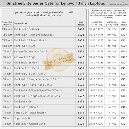 Funda para Lenovo ThinkPad X13 con diseño patentado Super Corner y bolsillo E437 3