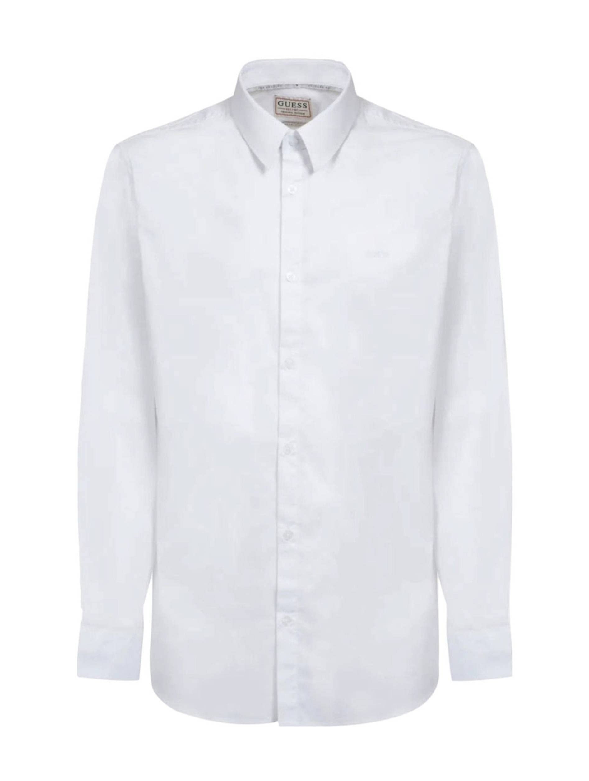 Guess Camicia Manica Lunga Sunset M1YH20W7ZK1 Bianco-image