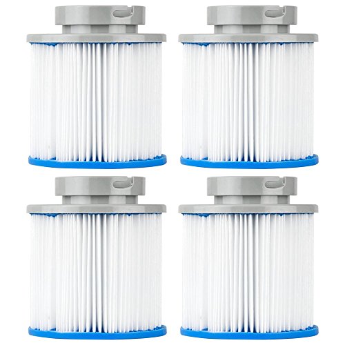 Clear Choice Pool Spa Filter 4.38 Dia x 4.13 in Cartridge Replacement for M-SPA B03008 Baleen AK-B0300874, [4-Pack]