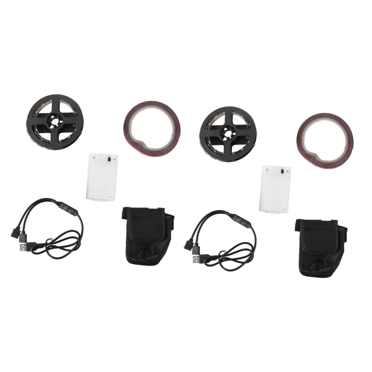 BESPORTBLE 2pièces Bande Lumineuse pour Trottinette Électrique Accessoires Créatifs pour Personnalisation Installation Facile avec Adhésif Options pour Style Unique
