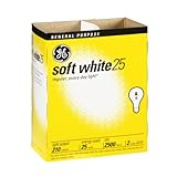 BULB SFTWHT 25A/W PK2 GE