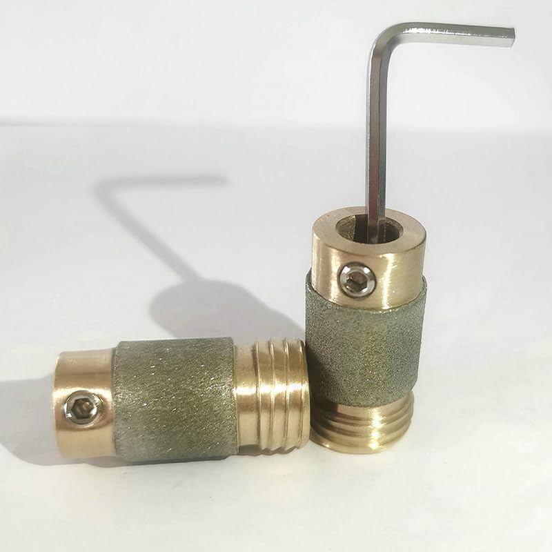 1 Or 5 Piece 1 Inch 5/8 Inch Diamond Glass Spiral Grinding Head for Glass Stone Ceramic Grinding Tools Stone (5Piece/MCBL58)