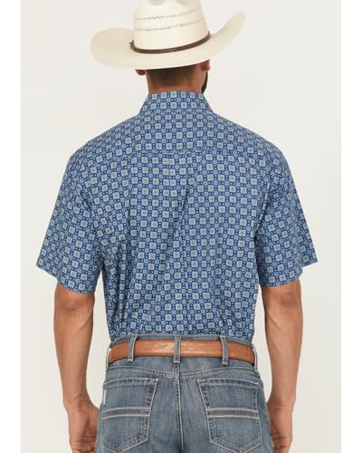 Cinch Men's Royal Blue Short Sleeve Shirt4