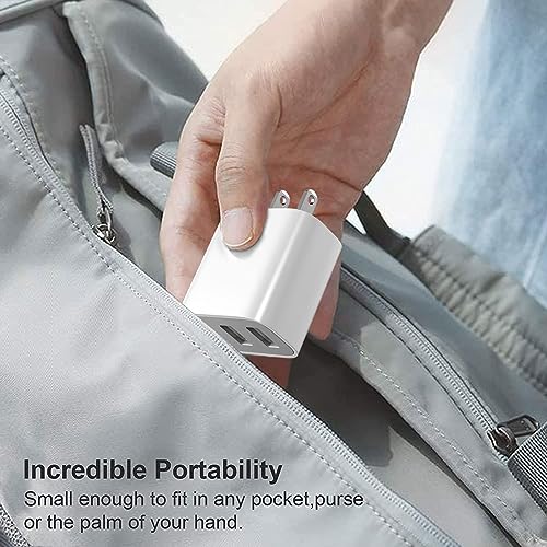 Xianghongyian OFS-998 Usb Wall Charger, 3 Pack 3-Port Usb Charger Block Wall Adapter Usb Charging Cube Brick Compatible thumb #4