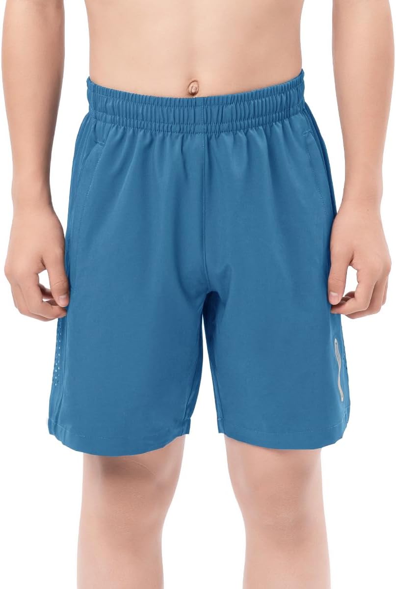 DEVOROPA Youth Boys Athletic Running Shorts Lightweight Quick Dry Sports Workout Gym Hiking Shorts Zip Pockets UPF 50+ DEVOROPA Youth Boys Athletic Running Shorts Lightweight Quick Dry Sports Workout Gym Hiking Shorts Zip Pockets UPF 50+