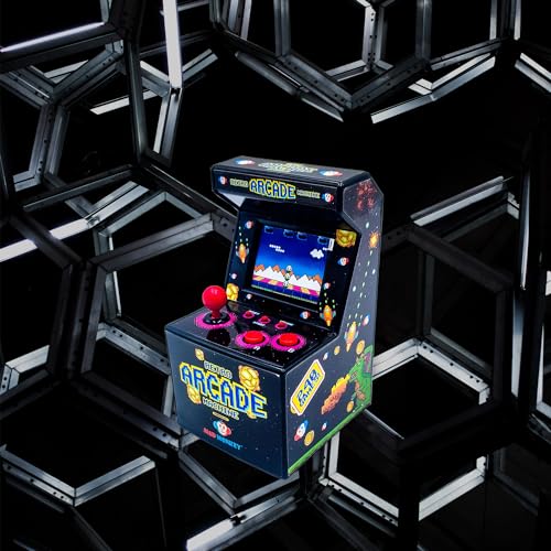 Retro Konsole mit 240 Spielen - 8 Bit Arcade Maschine in 2.5 Zoll - Perfekte Retro Spielekonsole für Gaming Fans - Mini Arcade für pure Nostalgie