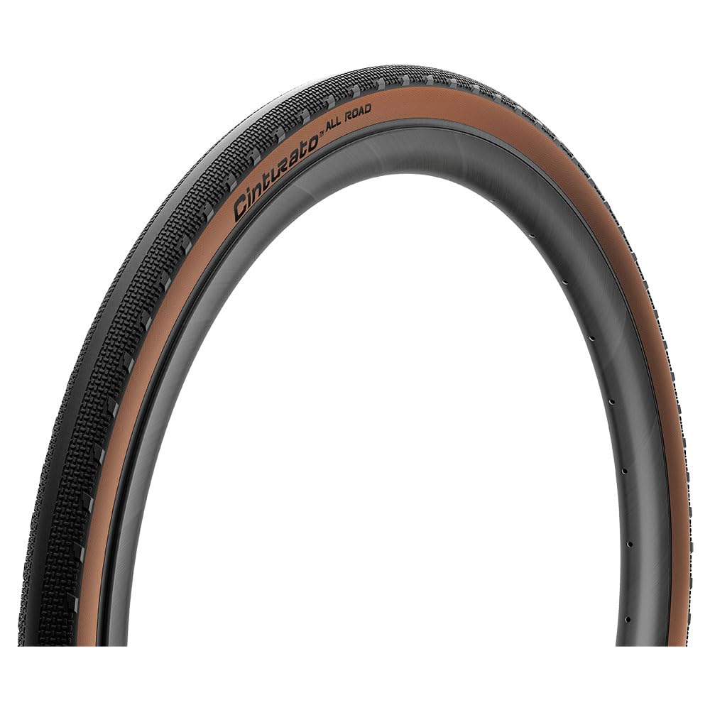 Pirelli Unisex Brown Cinturato All Road Classic Pro Compound Prowall Gravel Tyre In Tan - 700C