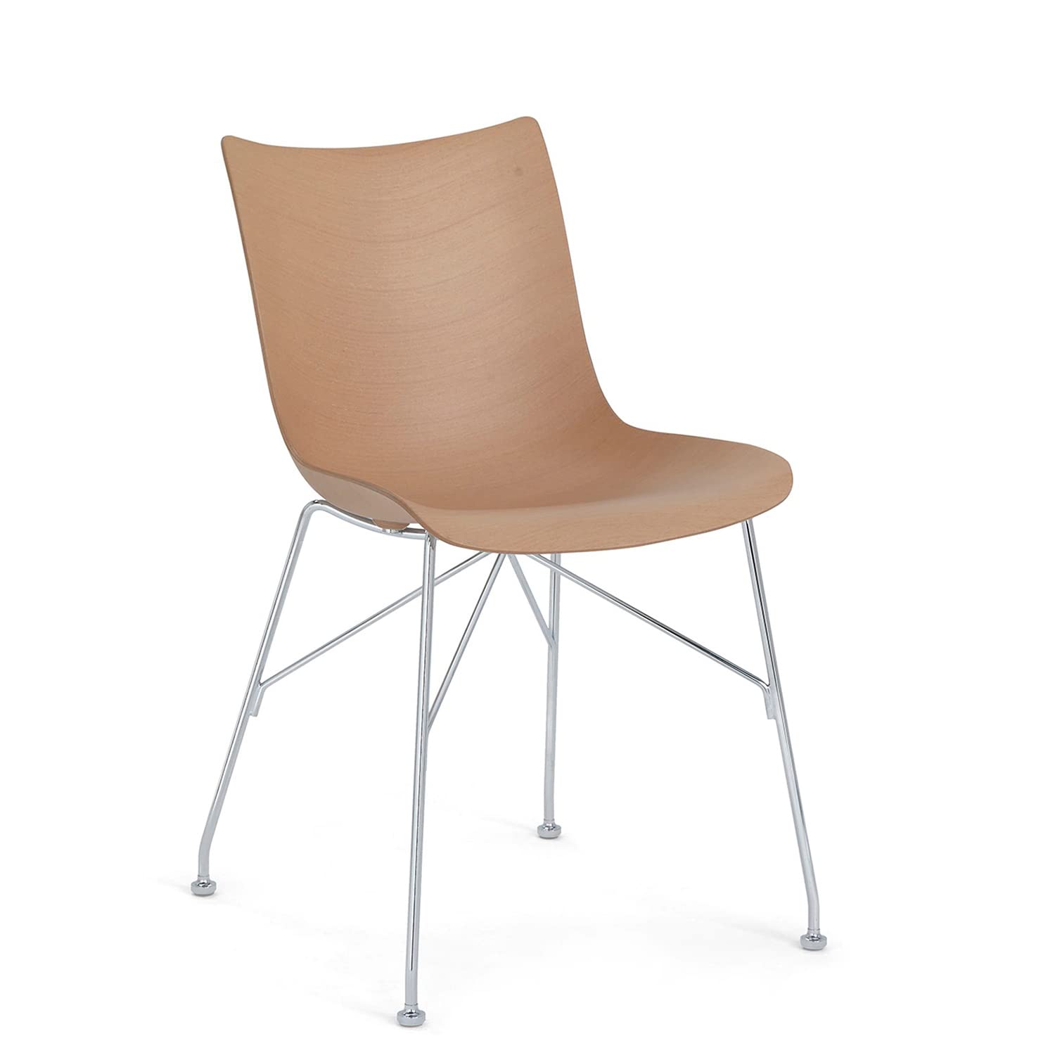 Amazon｜Kartell(カルテル) チェア 『Pウッド』 W51/D55.5/H82/座面高