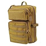 Zynphancer 耐摩耗性ポーチ ポリエステル製 – 屋外旅行用収納バッグ クロスボディ対応 緊急時持ち運び便利