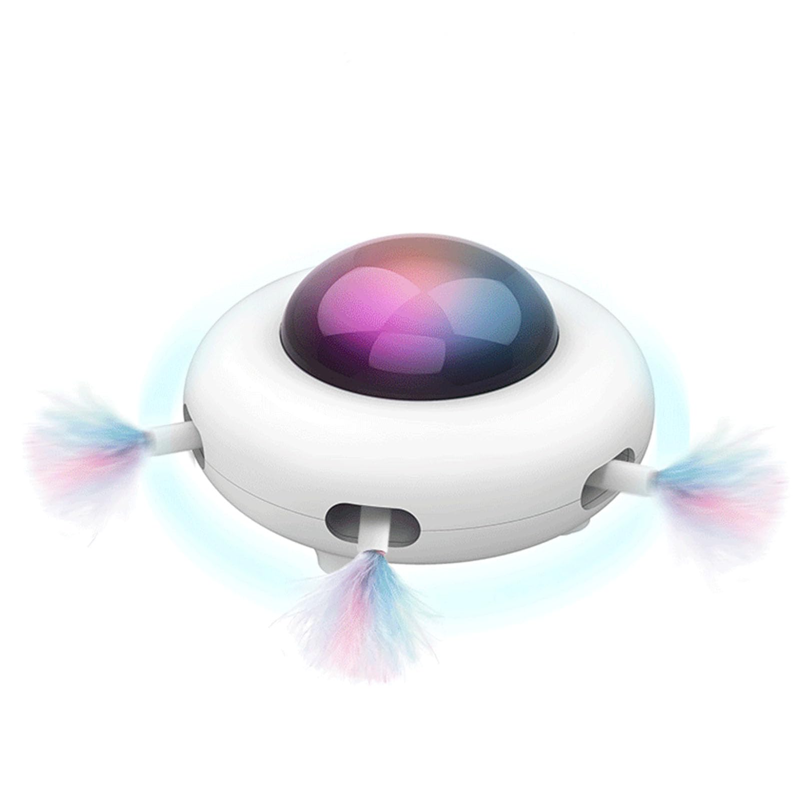 Juguetes para gatos de interior para adultos, juguete interactivo para gatos automáticos, eléctricos, inteligentes, juguetes para gatos con plumas, divertido palo de gato para el hogar