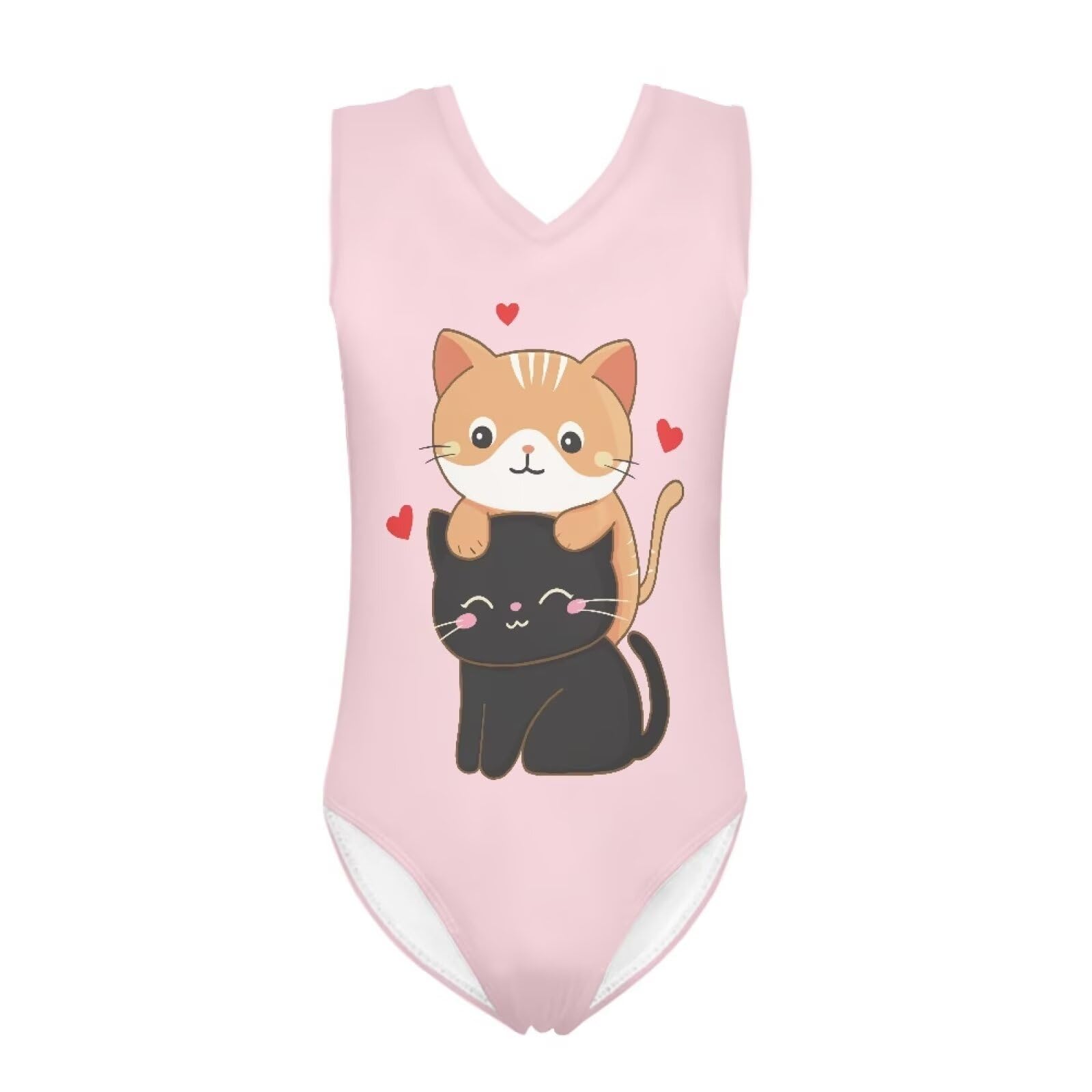 Bulopur Girls' One-Piece Swimwear Age 3-14 Years Teens Little Kids Polyester Swimsuits Sleeveless Bathing Suit