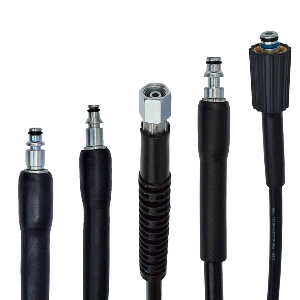 Amazon | 10m高圧洗浄機ホース洗車水洗浄ホース延長ホースコード