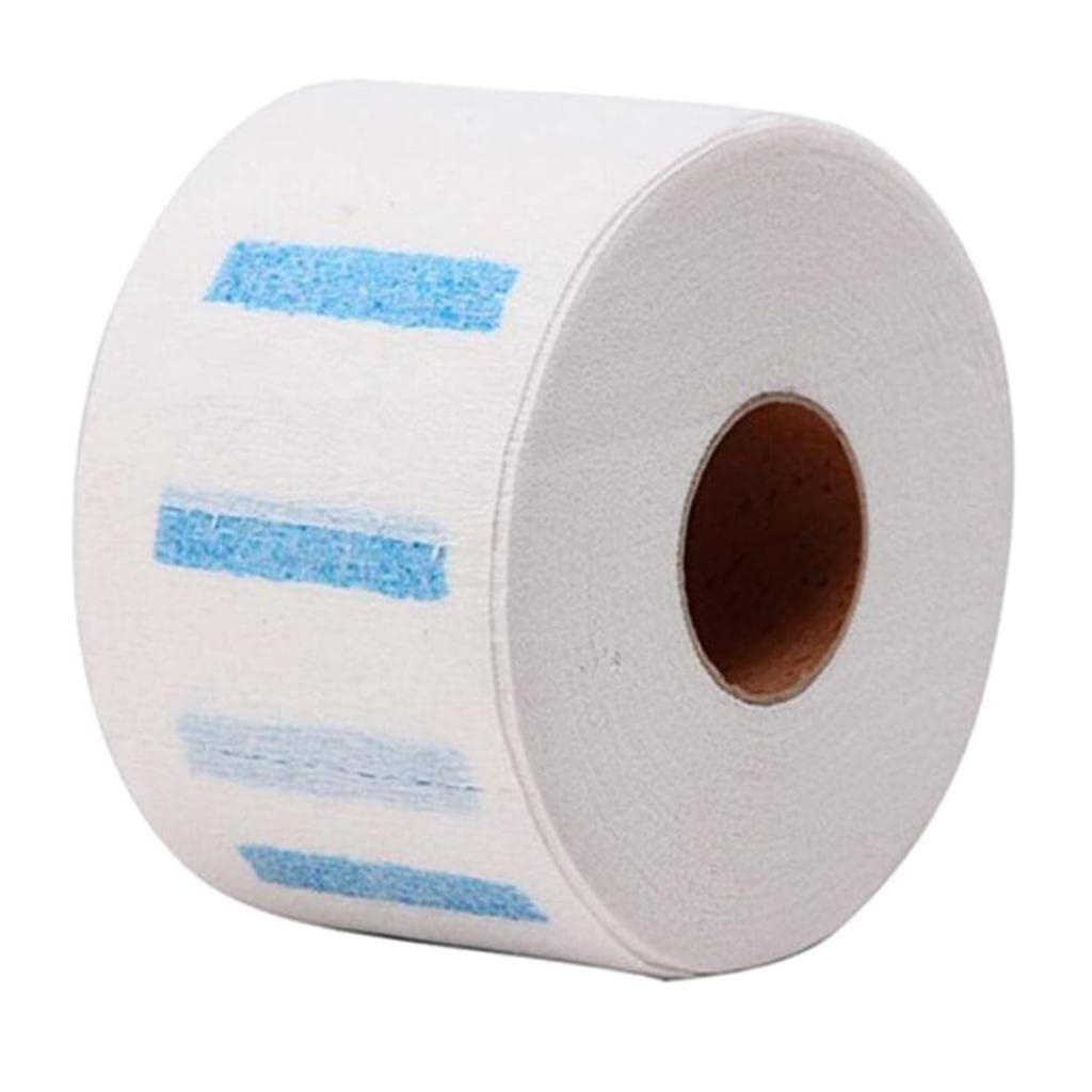 Cuello con de Papel para Cubrir El Cuello Cuello de Corte Accesorios para Peluquería, Blanco, Individual