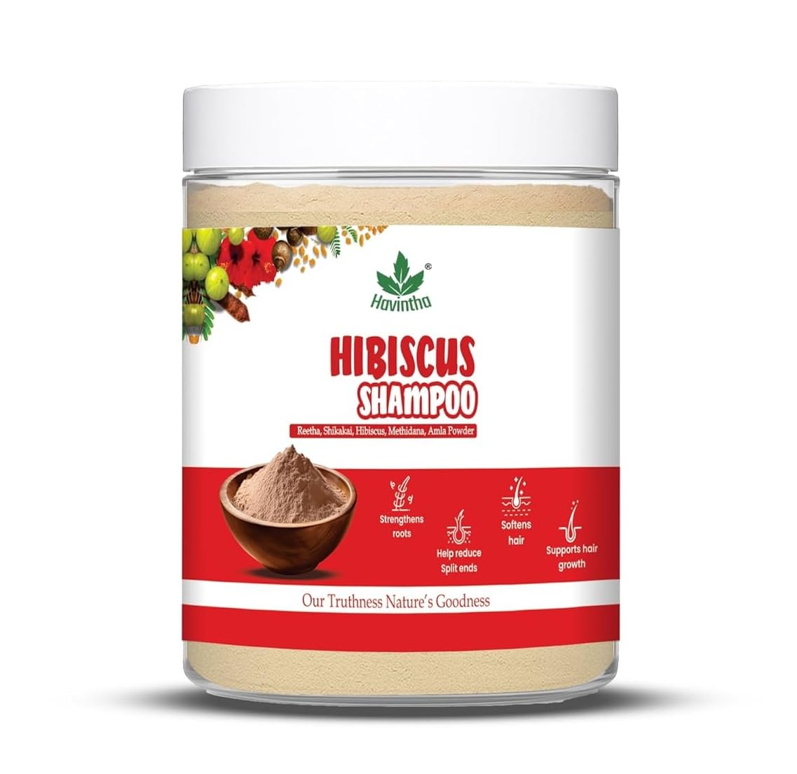 Natural Amla Reetha Shikakai Methidana And Hibiscus Powder Shampoo for Dry Hair – 227 grams …