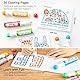Shuttle Art 10 Farben Punktmarker, waschbar, ungiftig, Punktmarker für Kinder, Früherziehung, Bingo Dabber für Kreation mit 1 Malbuch