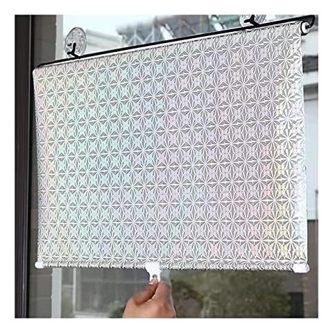 Sunshade Blackout Curtain Roller Blinds Kitchen Window Car Curtains Retractable Punch-Free Home Balcony Office Free-Perforated 40x60cm Silver Cover