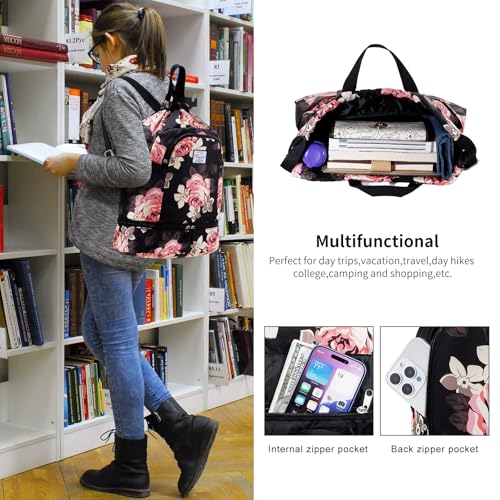 Image of Kamo Drawstring Backpack Bag - Sport Swimming Yoga Backpack with Shoe Compartment, Two Water Bottle Holder for Men Women Large String Backpack Athletic Sackpack for Travel