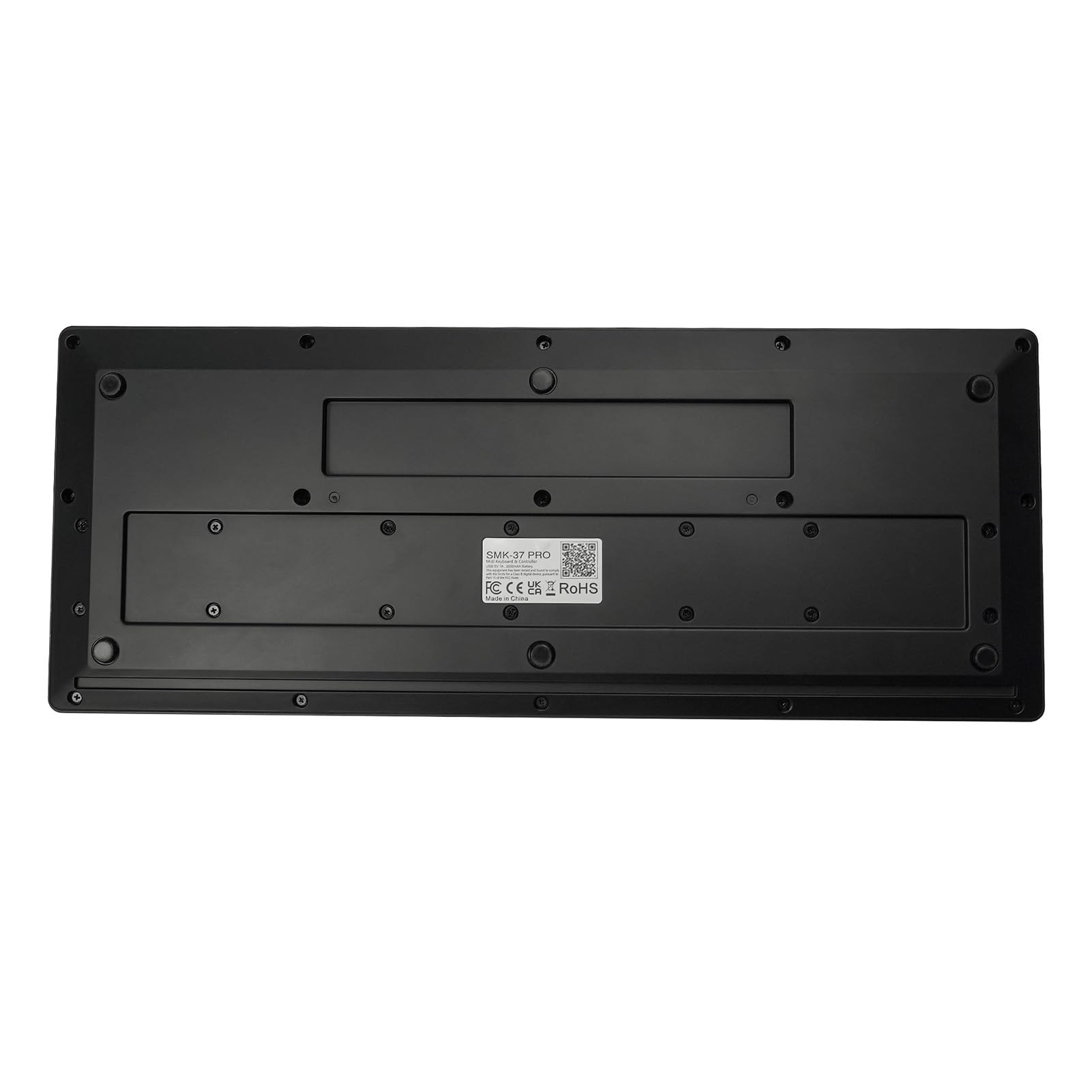 CHICIRIS Piano de Teclado, Controlador de Teclado MIDI de 37 Teclas con Pads de Batería, Conectividad USB, Producción Musical Portátil para Creadores