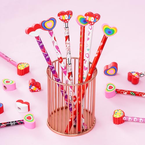 Lápices de Día de San Valentín 24 Piezas Nydotd miniatura 4