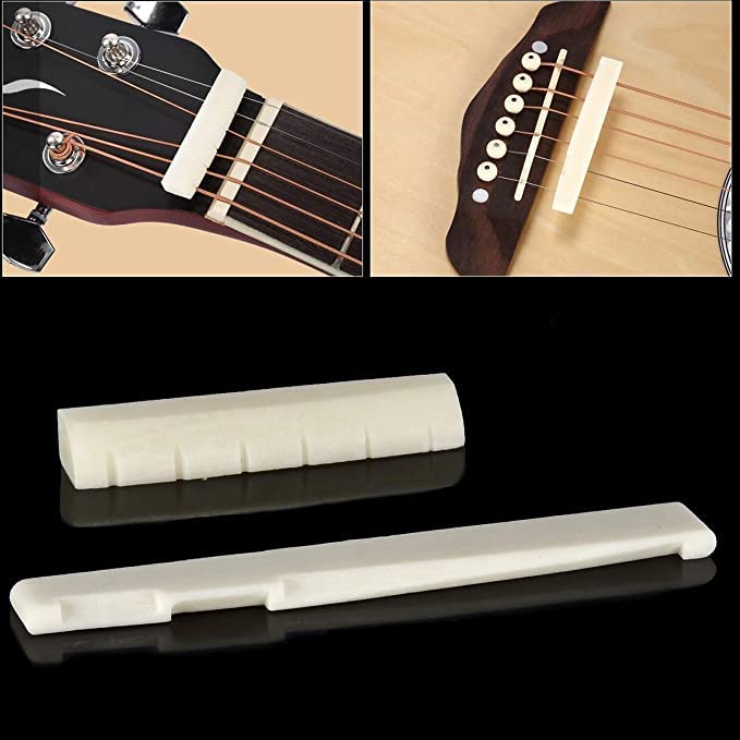 Gitar aksesuarları akustik gitar öküz kemik gitar yastığı somun/eyer