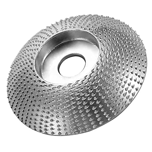 HHRFCS BomDog Muela Angular de Madera Disco Abrasivo Pulido Placa de Espina Amoladora Angular Rueda Abrasiva Rueda Redonda de Pulido y Pulido/105 Mm (300 Mm)