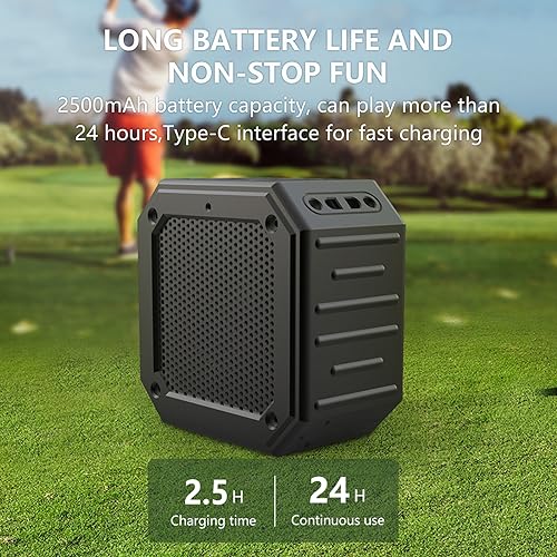 Pilsamas PLCYB-T201-WHT Golf Speaker, Golf Cart Speakers Bluetooth thumb #5