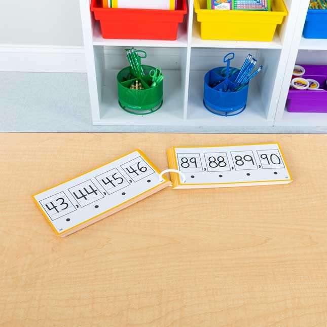 Image of Really Good Stuff Tap and Write Missing Numbers - 123 Cards