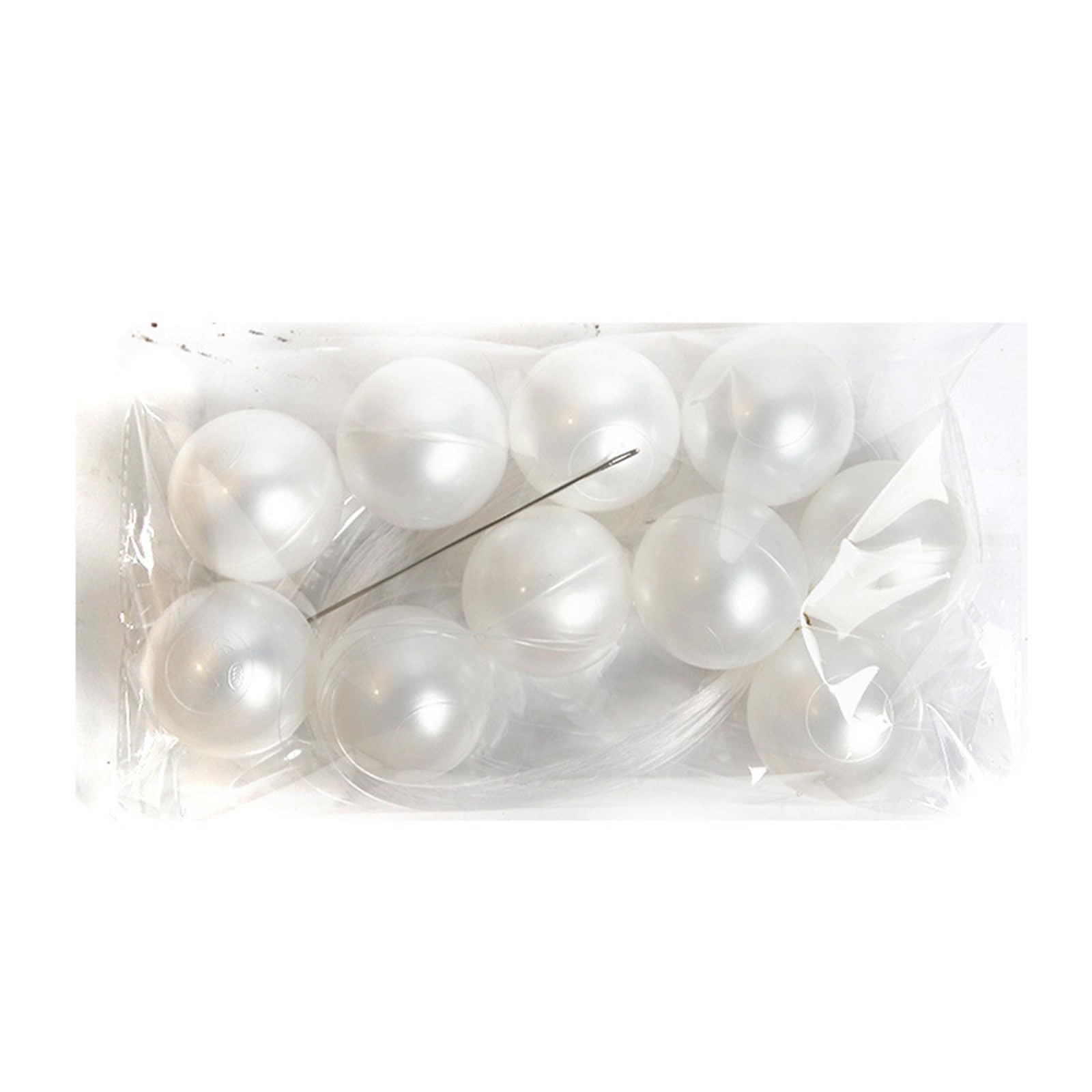OSNIYAW 10Pcs Delicate Imitated Pearls Decorations to Enhances Wedding Venues and Photo Studios Flexible Accessories Ornament