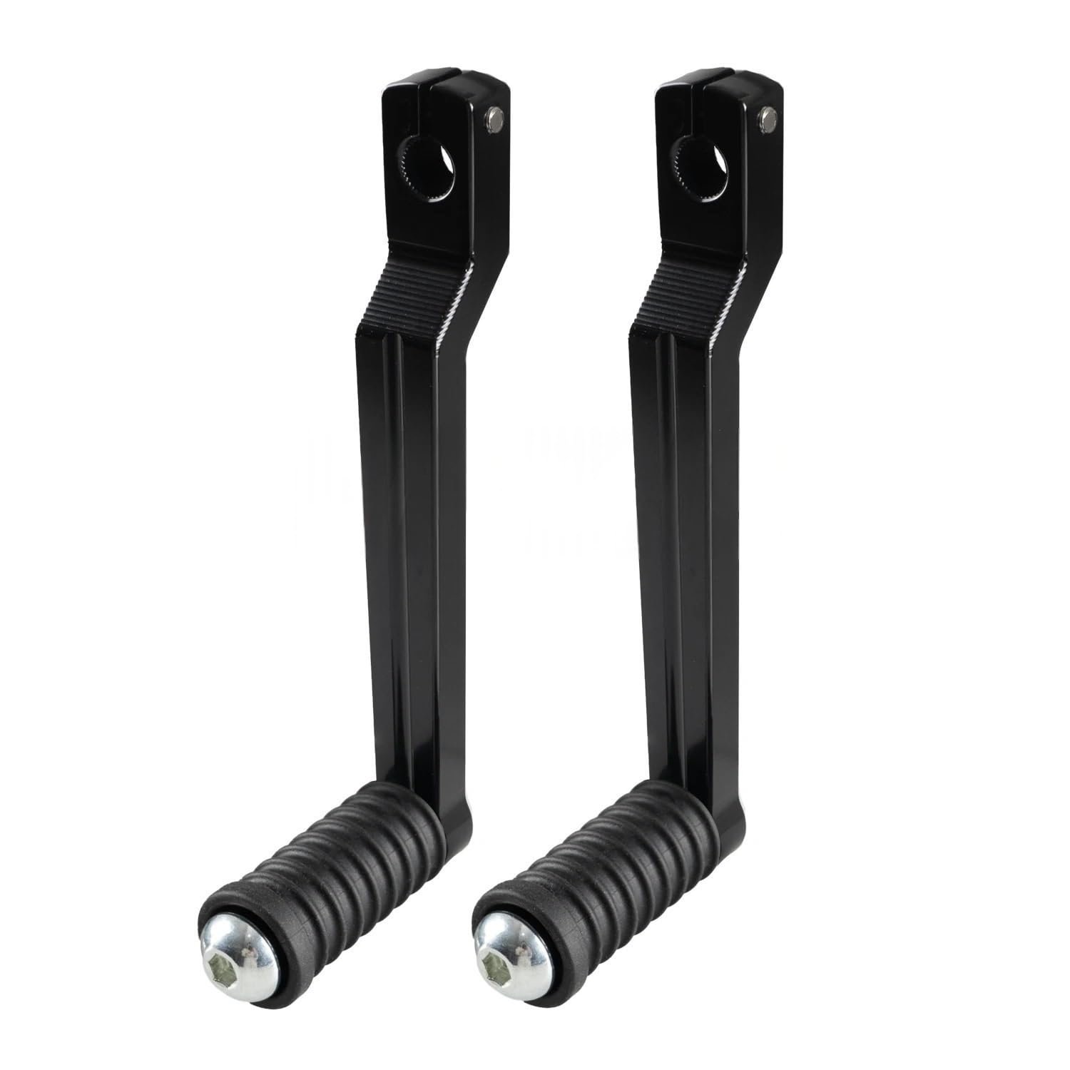 Vyb6sh Black Gear Shifter Folding Aluminum Heel Toe Footrest Gear Shift Lever W/Shifter Peg For Motorcycle For Fl For Softail Touring For Electra Street Glide Trike
