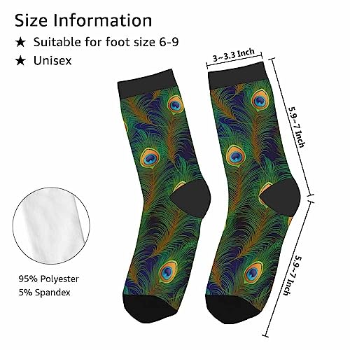 Image of Crew Socks for Woman Size 6-8 Tropical Wildlife Bright Teal Girls Socks