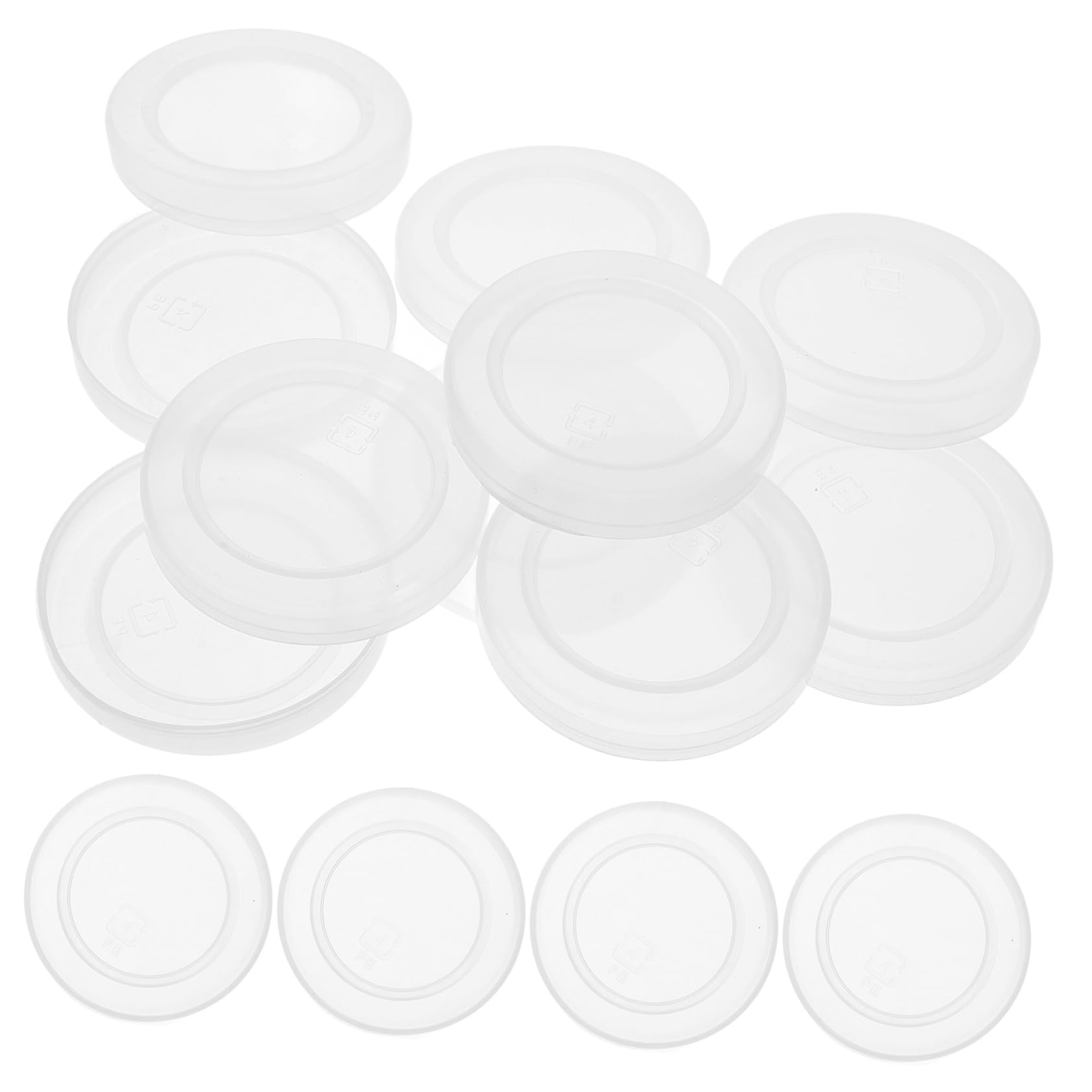 STOBAZA 30Pcs Leak Replacement Caps for Milk Bottles and Pudding Jars Sealing Lids for Home Use for Yogurt and Juice Containers