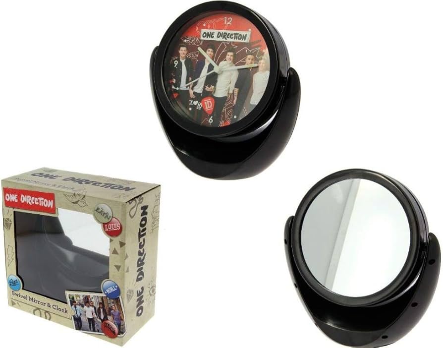Amazon.com: Limited Edition One Direction Swivel Mirror & Clock