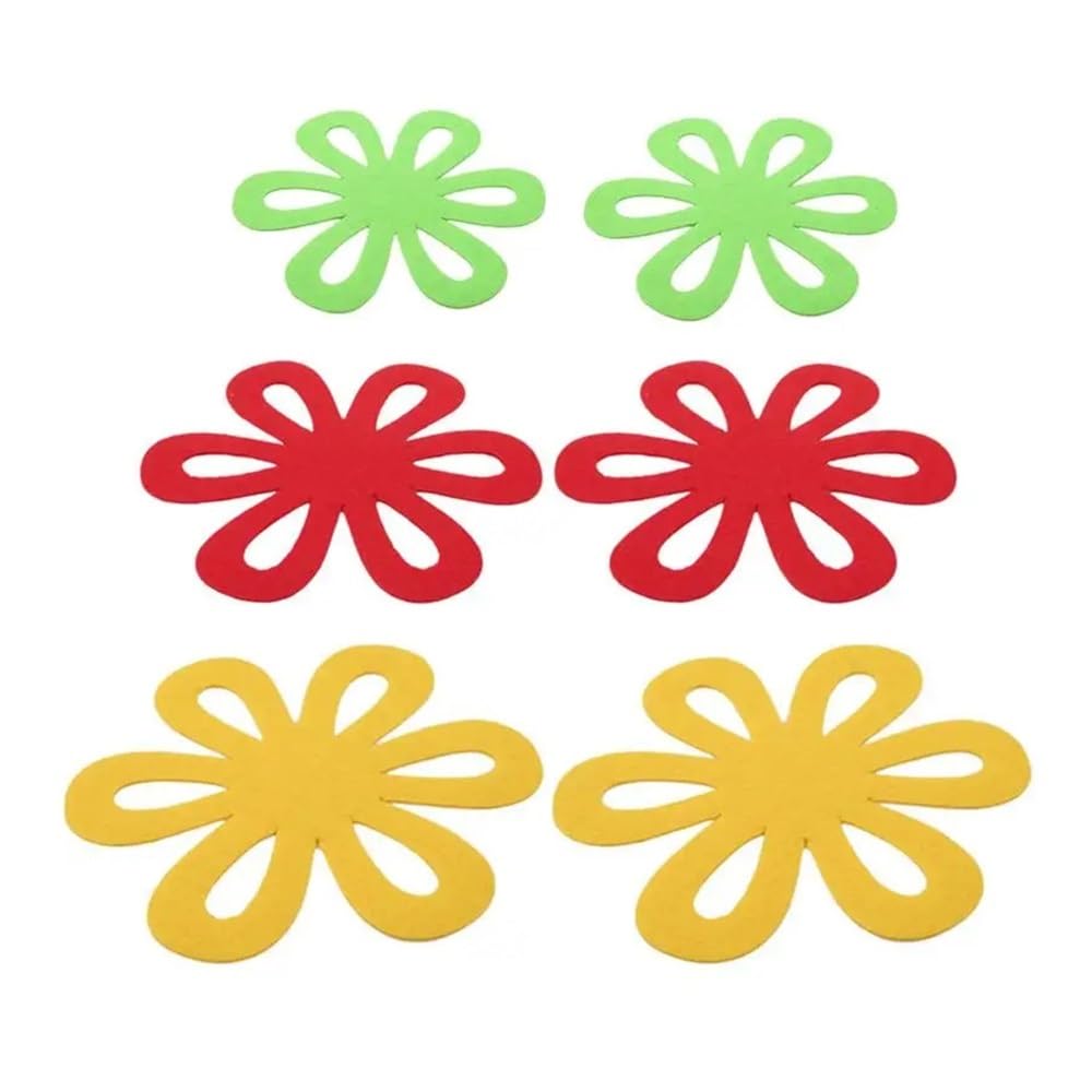 6PCS Pan Pot Protector Separator Mat Heat Insulation Placemat