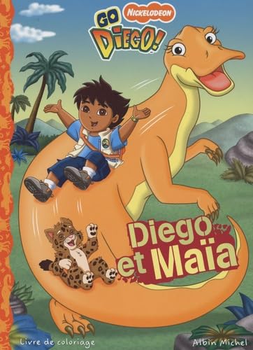 Diego et Maïa: Livre de coloriages