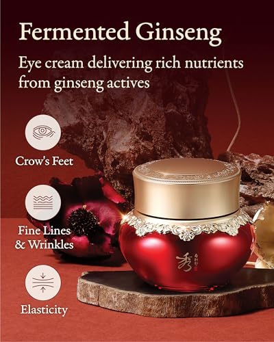 Sooryehan Hyobidam Fermented Eye Cream (0.84 fl oz) - Korean Skincare, Luxury Premium High-end Cream by LG Beauty. Intensive Skin Care. - Image 3