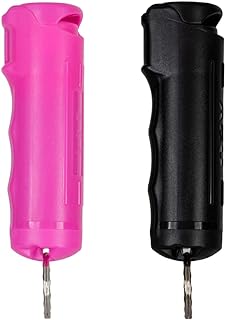 Police Magnum Keychain Pepper Spray Flip Top Safety 2 Pack 1/2oz - Maximum Heat Strength OC with Dye - Tactical Small Comp...