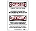 NMC ESD23A, OSHA Bilingual Sign ESD23 "Danger" (Pack of 50 pcs)