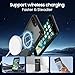 Teayoha for iPhone 8 Plus & iPhone 7 Plus Case, Translucent Matte Back Compatible with Magsafe Magnetic Slim Shockproof Protective Case with Lanyard Strap Phone Cover 5.5-inch, Black