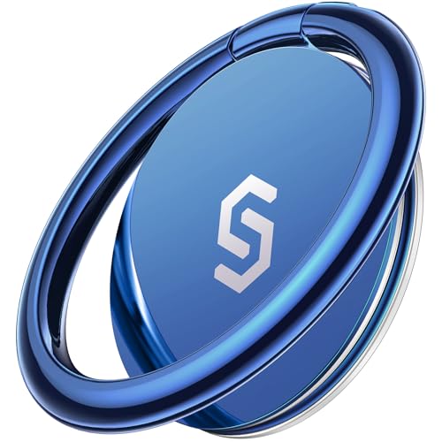 SYNCWIRE Anneau de Support pour téléphone Portable réglable à 360° - Anneau Universel en Alliage de Zinc pour Tous Les Smartphones, iPhone, Samsung,...