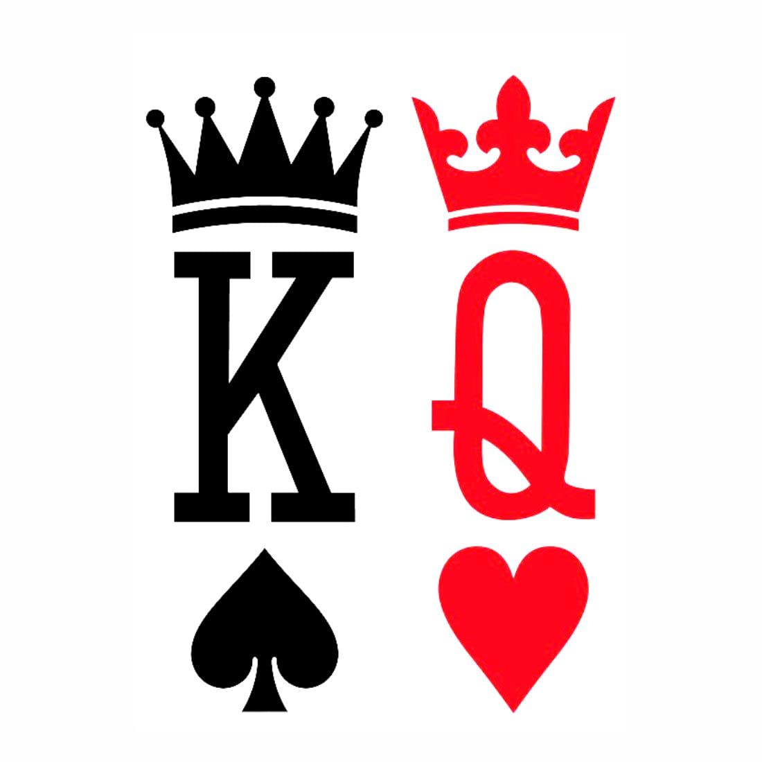 King and Queen Tattoo Waterproof Boys and Girls Temporary Body Tattoo-image-47