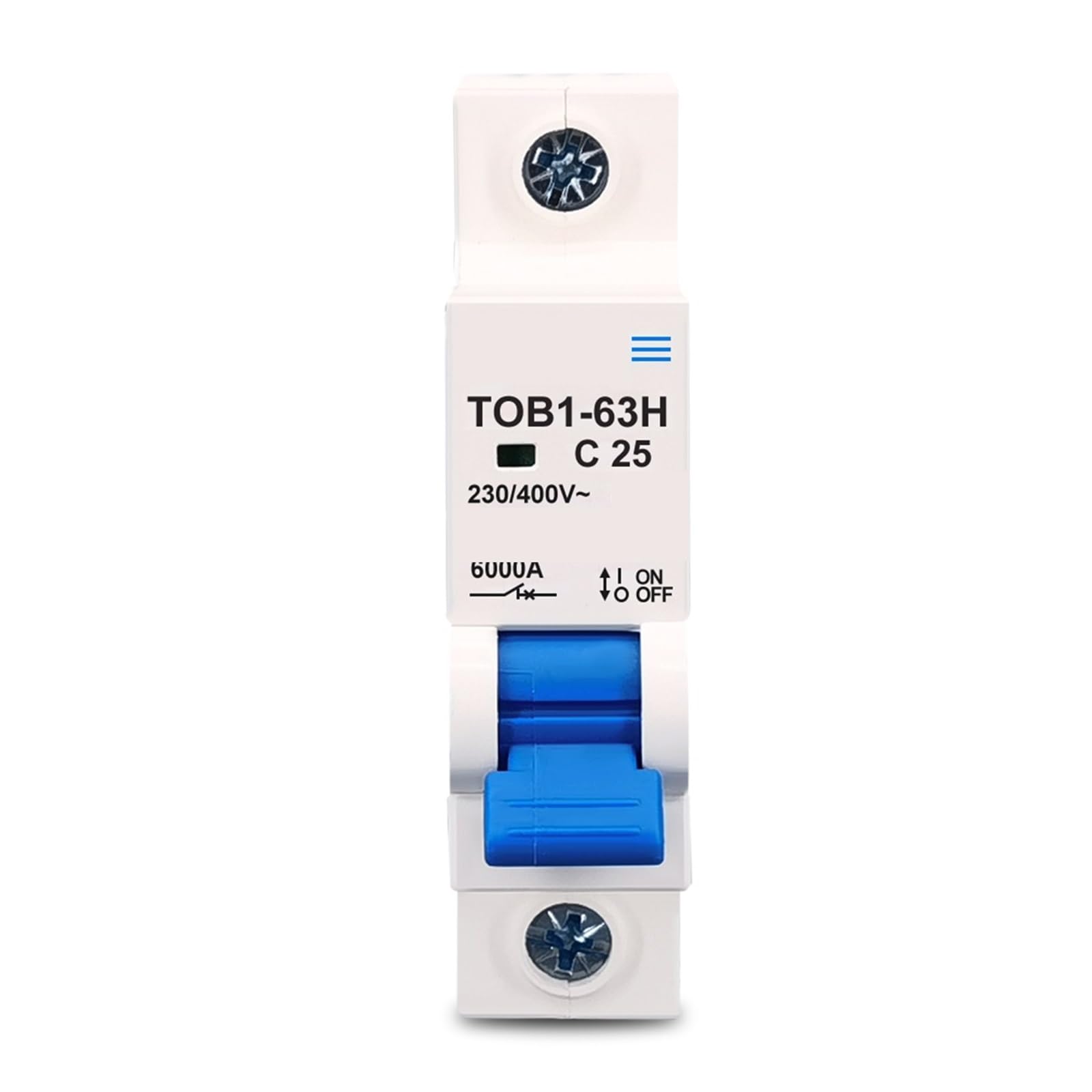 Minidisyuntor 1P CA para evitar sobrecargas en equipos de baja potencia TOB1-63 C3 7