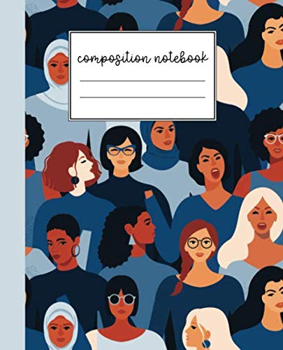 Composition Notebook: Girl Power College Ruled Lined Cute Notebooks for Girls Teens Kids (Pretty Composition Notebooks)