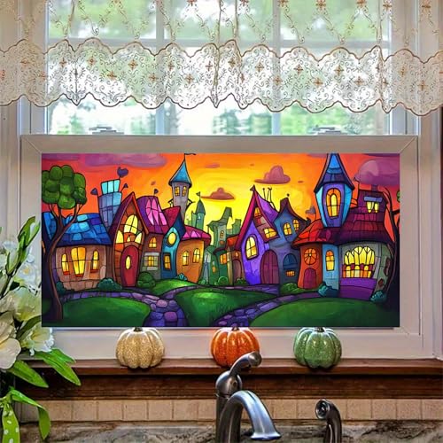 Vinilo decorativo HOMETITUTE diseño vidriera 100x45 cm miniatura 6
