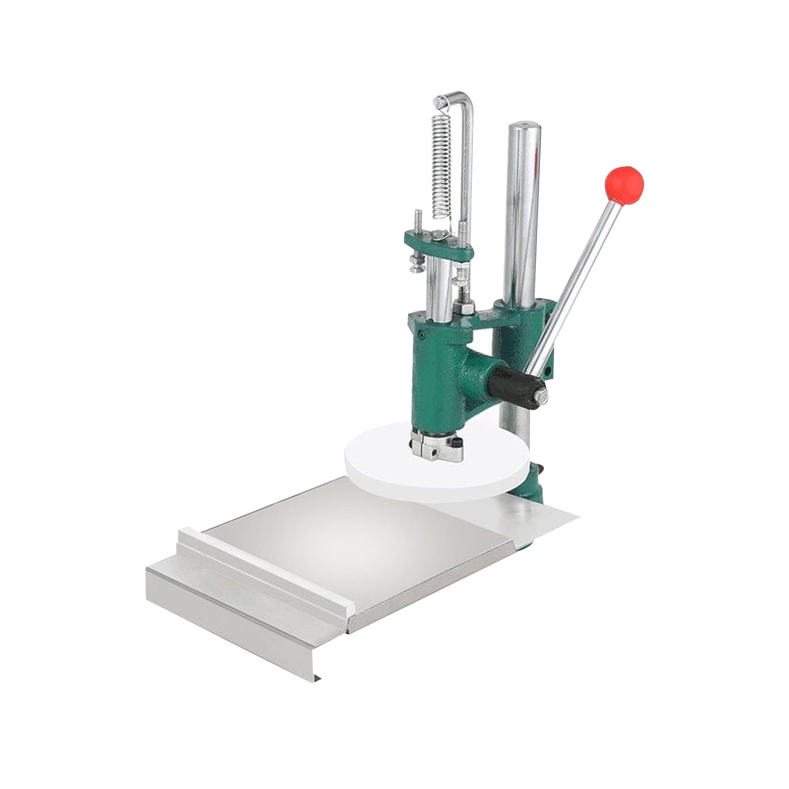 Stainless Steel Tortilla Press - 6.3 Inch Pre-Seasoned Manual Tortilla Maker for Corn & Flour Tortillas - Compact & Durable for Tacos, Roti, and Patacones