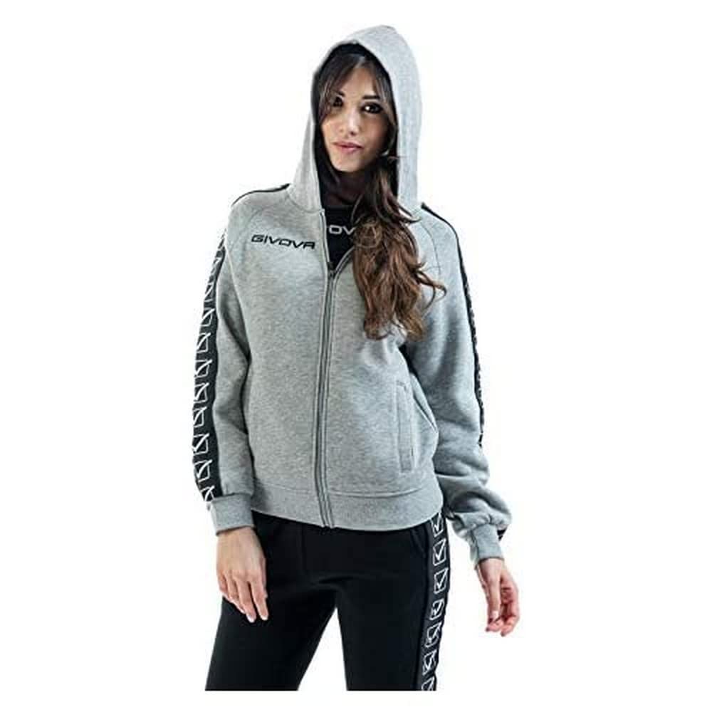 Givova Full Zip Band Full Zip Band Sweatshirt, Army Green, 2XL Unisex - Adult