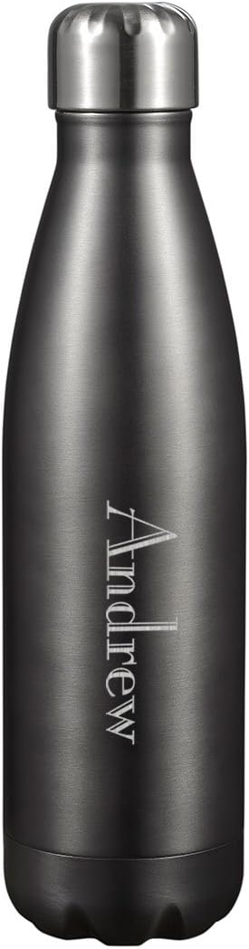 Personalized 16 oz. Visol Marina Double Walled Vacuum Water Bottle - Free Engraving (Text)